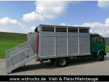 Грузовик для перевозки животных Mercedes-Benz 814 L Menke Einstock: фото 1