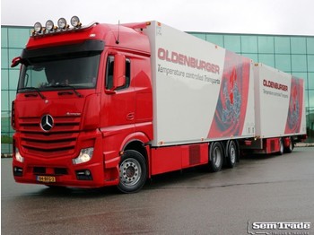 Рефрижератор Mercedes Benz ACTROS 2748 EURO 6 THERMO KING TAIL LIFT ATP FRC 10-2020: фото 1