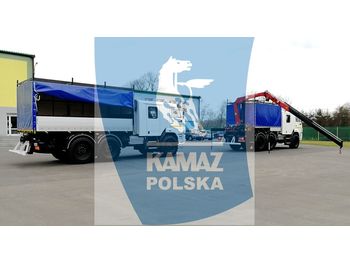 KAMAZ 6x6 SERVICE CAR - Тентованный грузовик