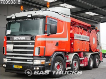 Scania 164G 480 8X2 V8 Manual Lift+Lenkachse 3-Pedals ADR Euro 3 - Ассенизатор