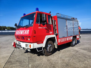  - STEYR 791 4x4 Feuerwehr Kran, Seilwinde & Lichtmast - Пожарная машина