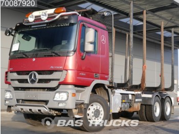 Mercedes-Benz Actros 3355 6X4 V8 Big-Axle Hydraulik Steelsuspension Euro 5 - Лесной прицеп