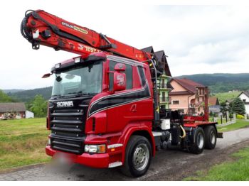 Scania R620 Loglift Do Drewna Dłużycy Lasu Hutttner Doll Euro 4 - Лесной прицеп