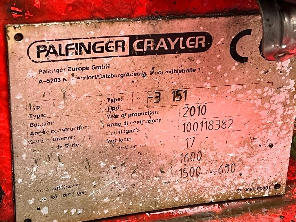 Ричтрак Palfinger F3 151 64 Mitnahmestapler: фото 11
