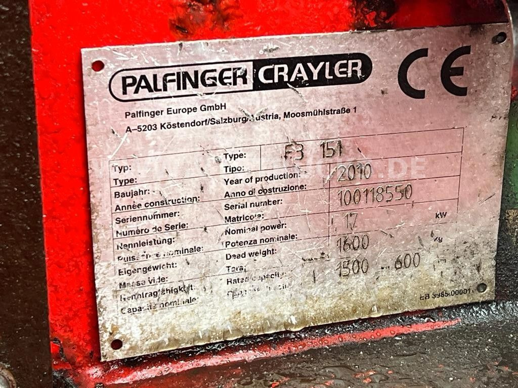 Ричтрак Palfinger F3 151 64 Mitnahmestapler: фото 11
