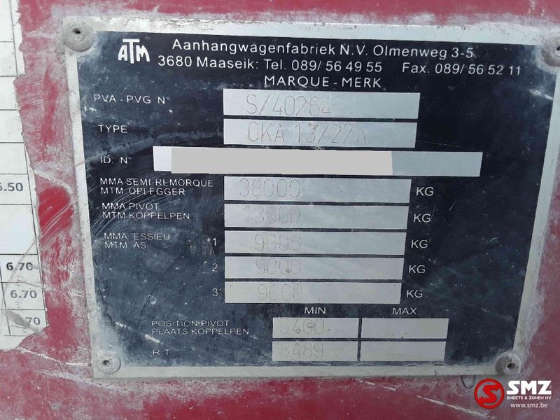 Самосвальный полуприцеп ATM Oplegger: фото 12