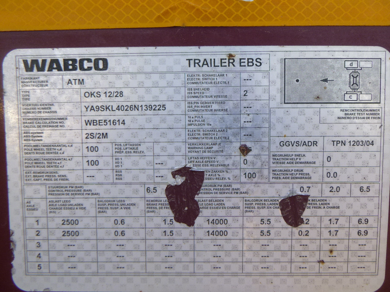 Самосвальный полуприцеп ATM Tipper trailer steel 28 m3: фото 10