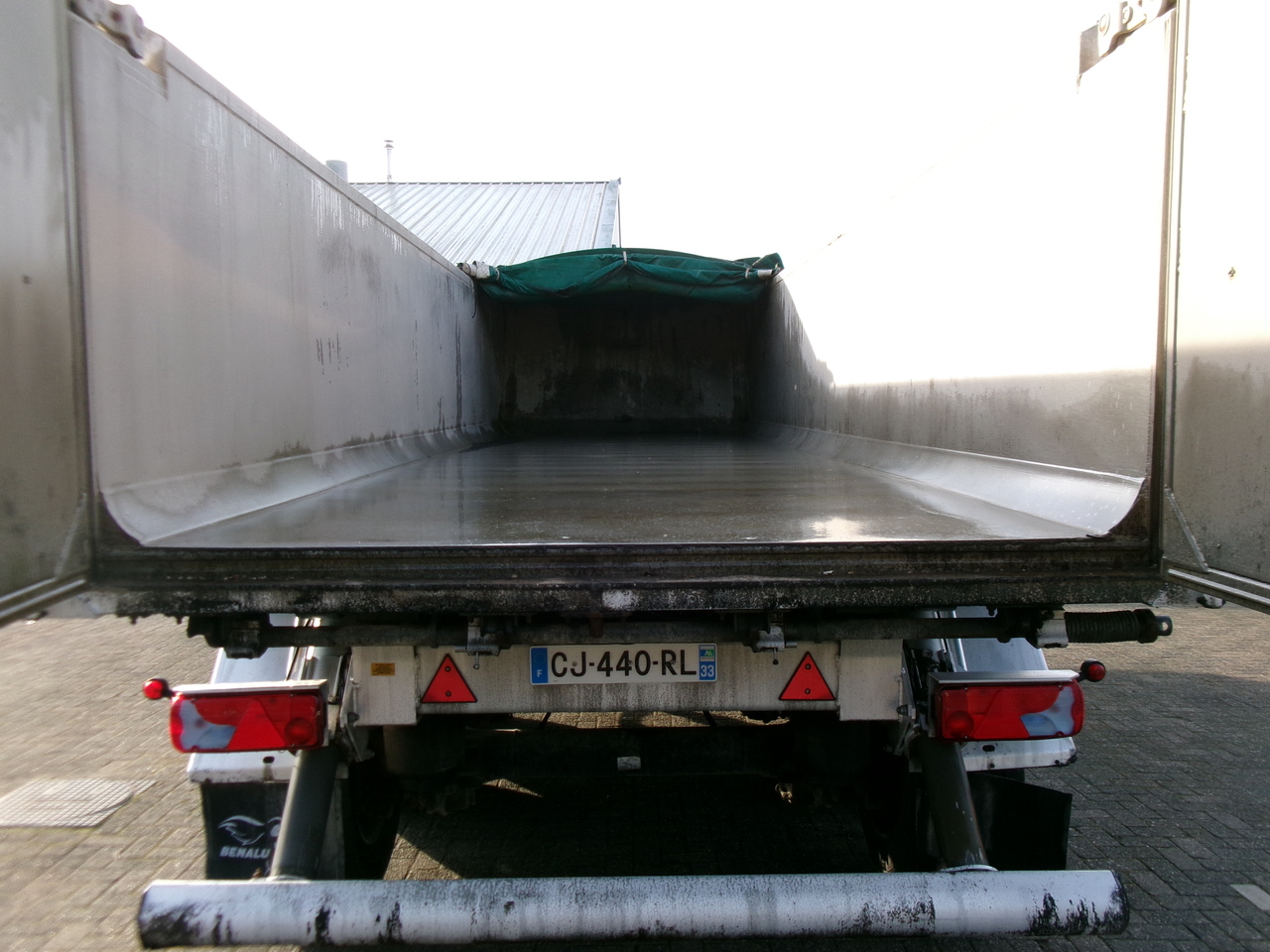 Benalu Tipper trailer alu 22 m3 + tarpaulin в лизинг Benalu Tipper trailer alu 22 m3 + tarpaulin: фото 10