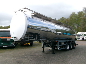 Полуприцеп-цистерна для транспортировки химикатов Crane Fruehauf Chemical tank inox 37.2 m3 / 1 comp + pump: фото 1