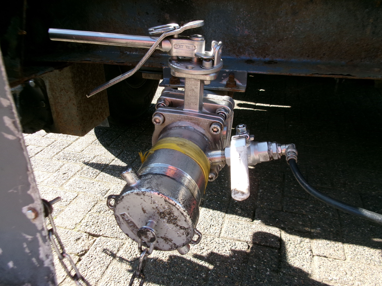 Полуприцеп-цистерна для транспортировки химикатов Crane Fruehauf Chemical tank inox 37.5 m3 / 1 comp + pump: фото 14