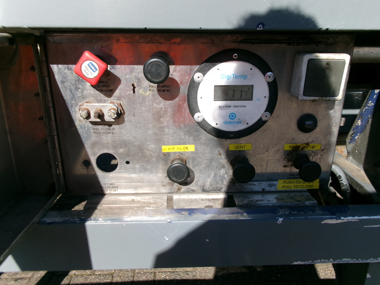 Полуприцеп-цистерна для транспортировки химикатов Crane Fruehauf Chemical tank inox 37.5 m3 / 1 comp + pump: фото 19