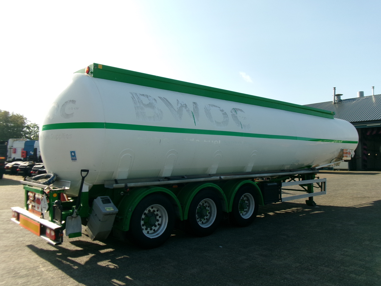 Полуприцеп-цистерна для транспортировки топлива Feldbinder Fuel tank alu 42 m3 / / 6 comp + pump: фото 4