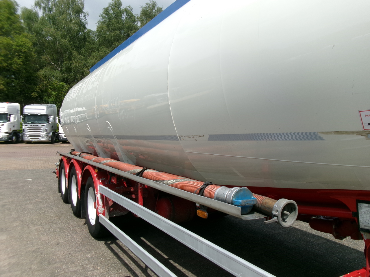Полуприцеп-цистерна для транспортировки топлива Feldbinder Fuel tank alu 44.6 m3 + pump: фото 7