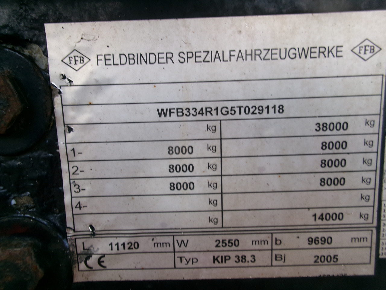 Feldbinder Powder tank alu 38 m3 (tipping) в лизинг Feldbinder Powder tank alu 38 m3 (tipping): фото 29