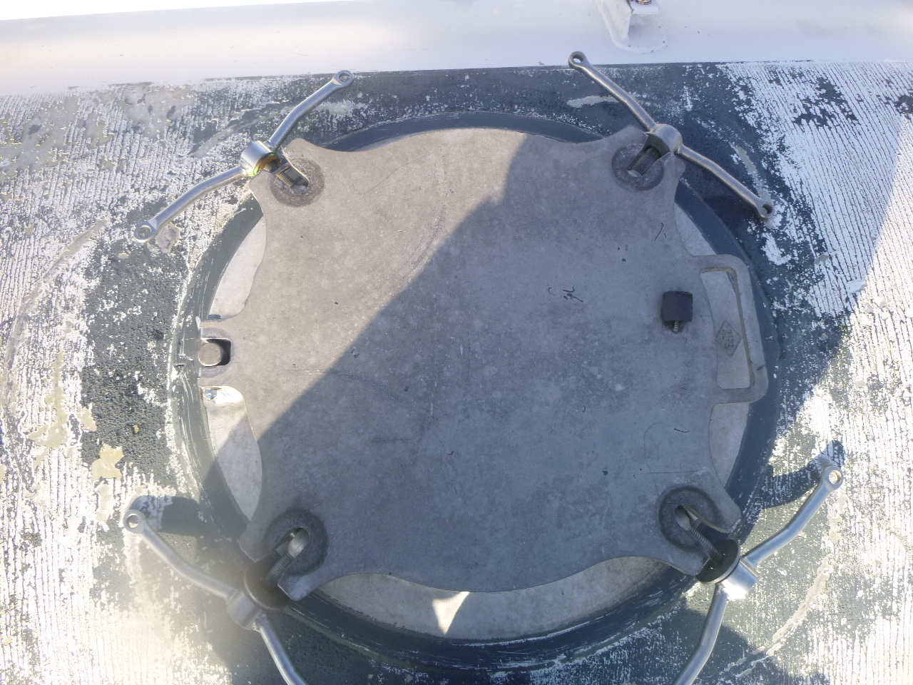 Полуприцеп-цистерна для транспортировки муки Feldbinder Powder tank alu 63 m3 (tipping): фото 10