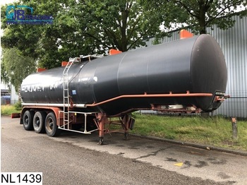 Полуприцеп-цистерна Fruehauf Bitum 33155 Liter, Isolated bitum tank, Separaat motor, Pump, Steel suspension: фото 1