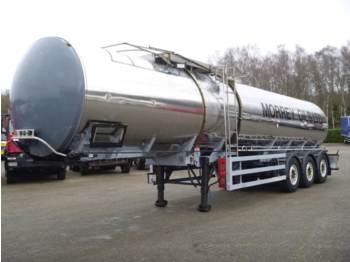 Полуприцеп-цистерна для транспортировки топлива Heavy oil tank inox 28.2 m3 / 1 comp: фото 1