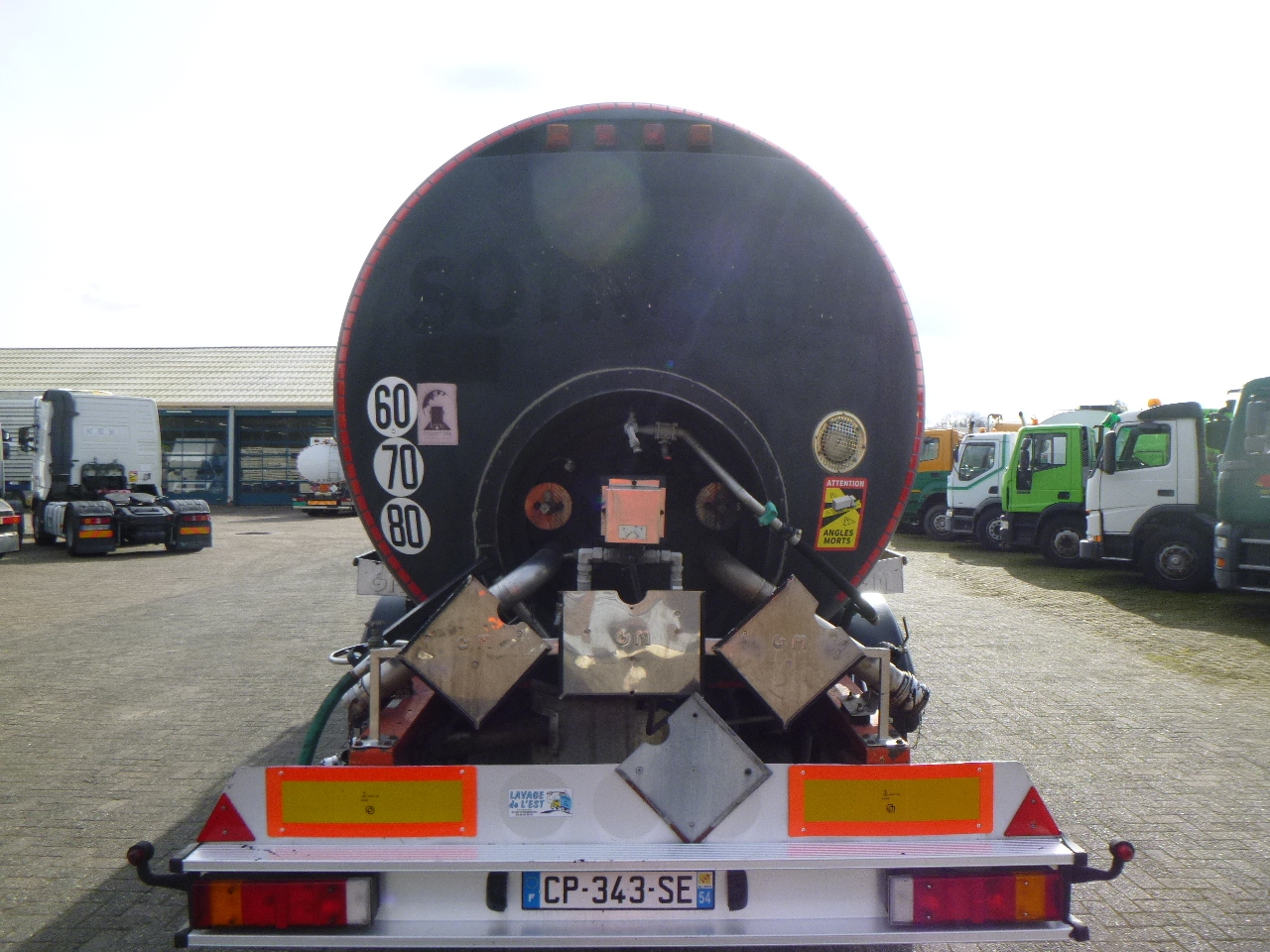Полуприцеп-цистерна для транспортировки битума Magyar Bitumen tank inox 31 m3 / 1 comp ADR 10-04-2023: фото 6