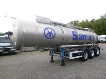 Полуприцеп-цистерна для транспортировки химикатов Magyar Chemical tank inox 21.2 m3 / 1 comp / L10CH (nitric acid): фото 1
