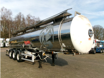 Полуприцеп-цистерна для транспортировки химикатов Magyar Chemical tank inox 29.8 m3 / 1 comp: фото 2