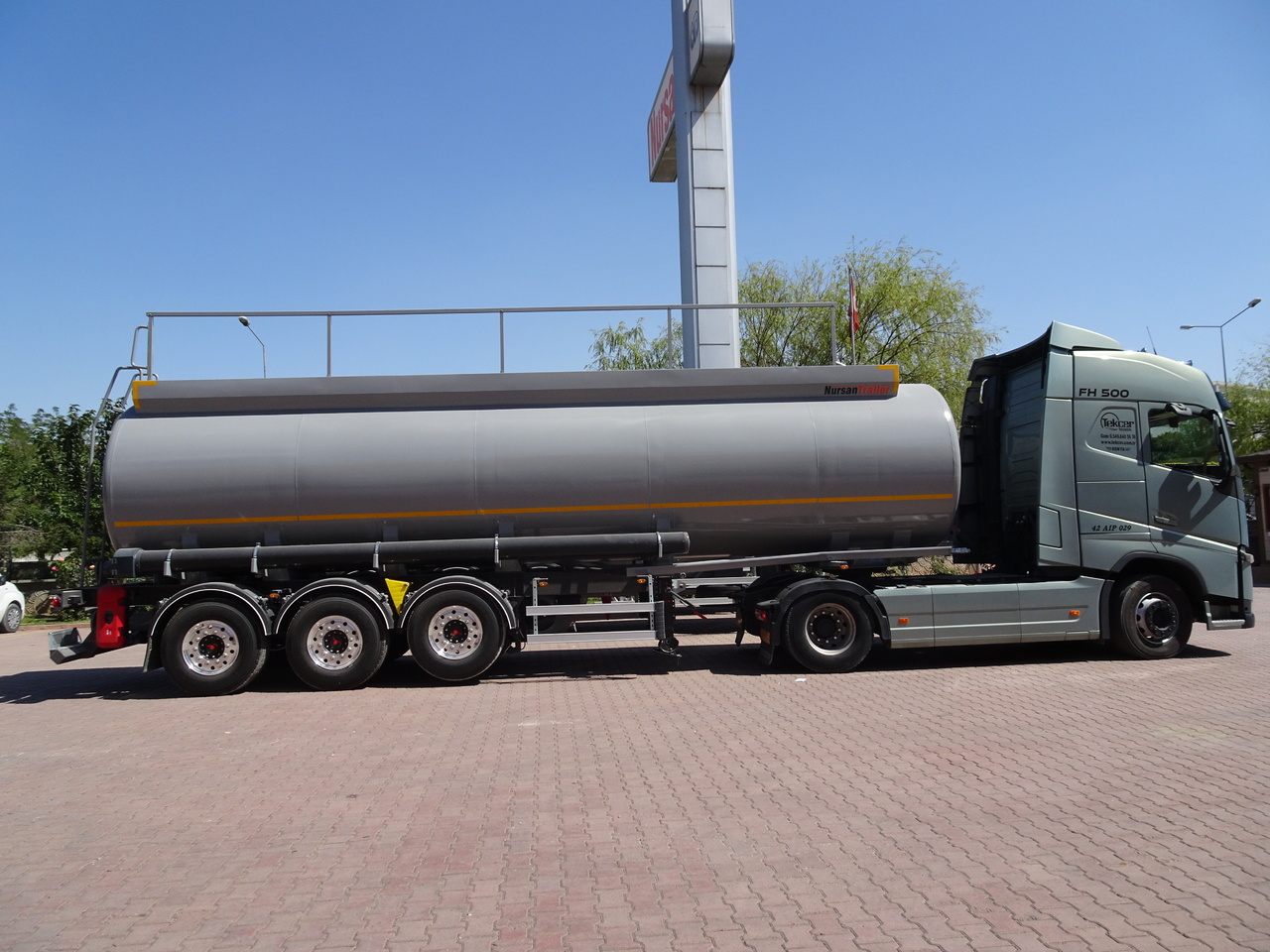 Новый Полуприцеп-цистерна для транспортировки химикатов NURSAN Slurry Tanker: фото 4