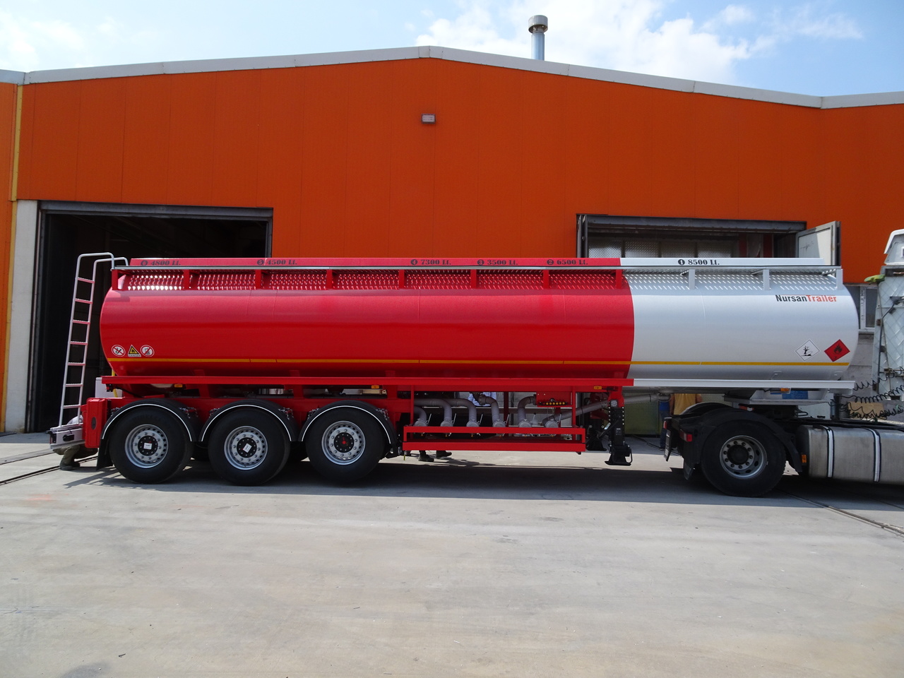 Новый Полуприцеп-цистерна для транспортировки топлива NURSAN Steel Fuel Tanker: фото 4
