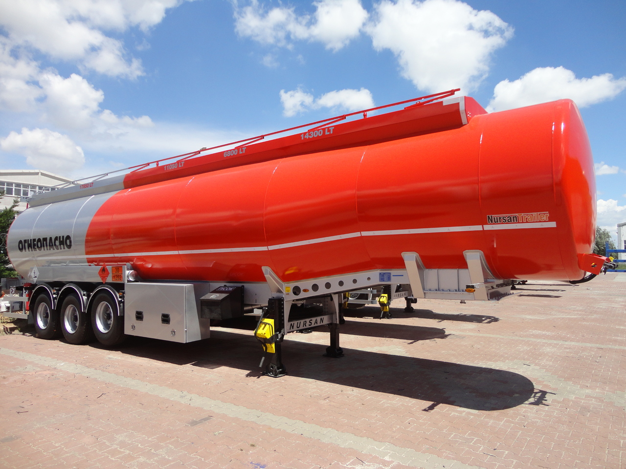 Новый Полуприцеп-цистерна для транспортировки топлива NURSAN Steel Fuel Tanker: фото 9