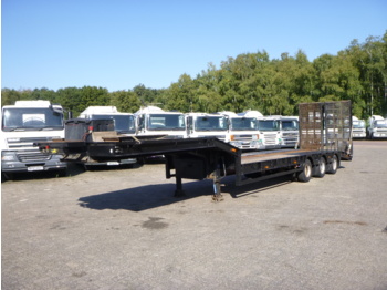 King 3-axle semi-lowbed trailer + ramps - Низкорамный полуприцеп