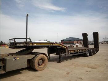  Tirsan Tri Axle Step Frame Low Loader Trailer, Hydraulic Flip Toe Ramps - Низкорамный полуприцеп