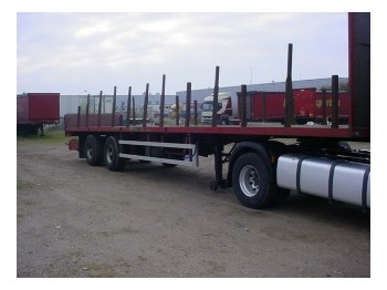 Groenewegen 2 assen achterste gestuurd - Полуприцеп бортовой/ Платформа