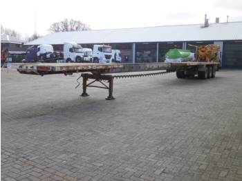 Traylona 3-axle extendable platform trailer 59000kg / 21.5m - Полуприцеп бортовой/ Платформа