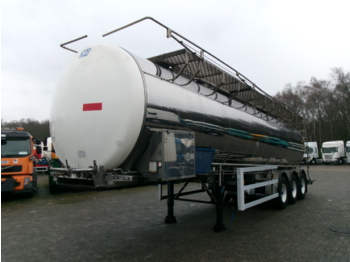 Crossland Food tank inox 35 m3 / 1 comp + pump - Полуприцеп-цистерна