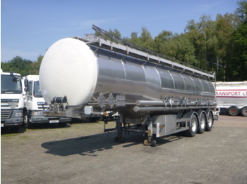 Dijkstra Chemical tank inox 37.5 m3 / 5 comp - Полуприцеп-цистерна