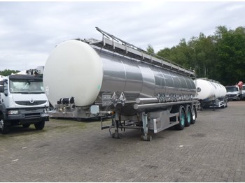 Dijkstra Chemical tank inox 37.5 m3 / 5 comp - Полуприцеп-цистерна