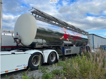 HLW Tanktralle m/ 4 rom - Полуприцеп-цистерна