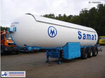 Robine Gas tank steel 49 m3 + pump/counter - Полуприцеп-цистерна