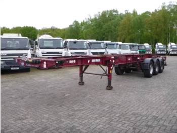 Montracon 3-axle sliding container trailer - Полуприцеп-контейнеровоз/ Сменный кузов