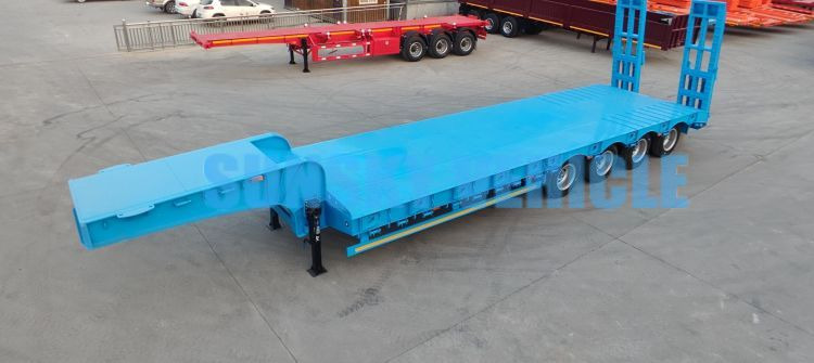 Новый Низкорамный полуприцеп для транспортировки тяжёлой техники SUNSKY 3-Axle 30Ton lowbed semi-trailer: фото 7