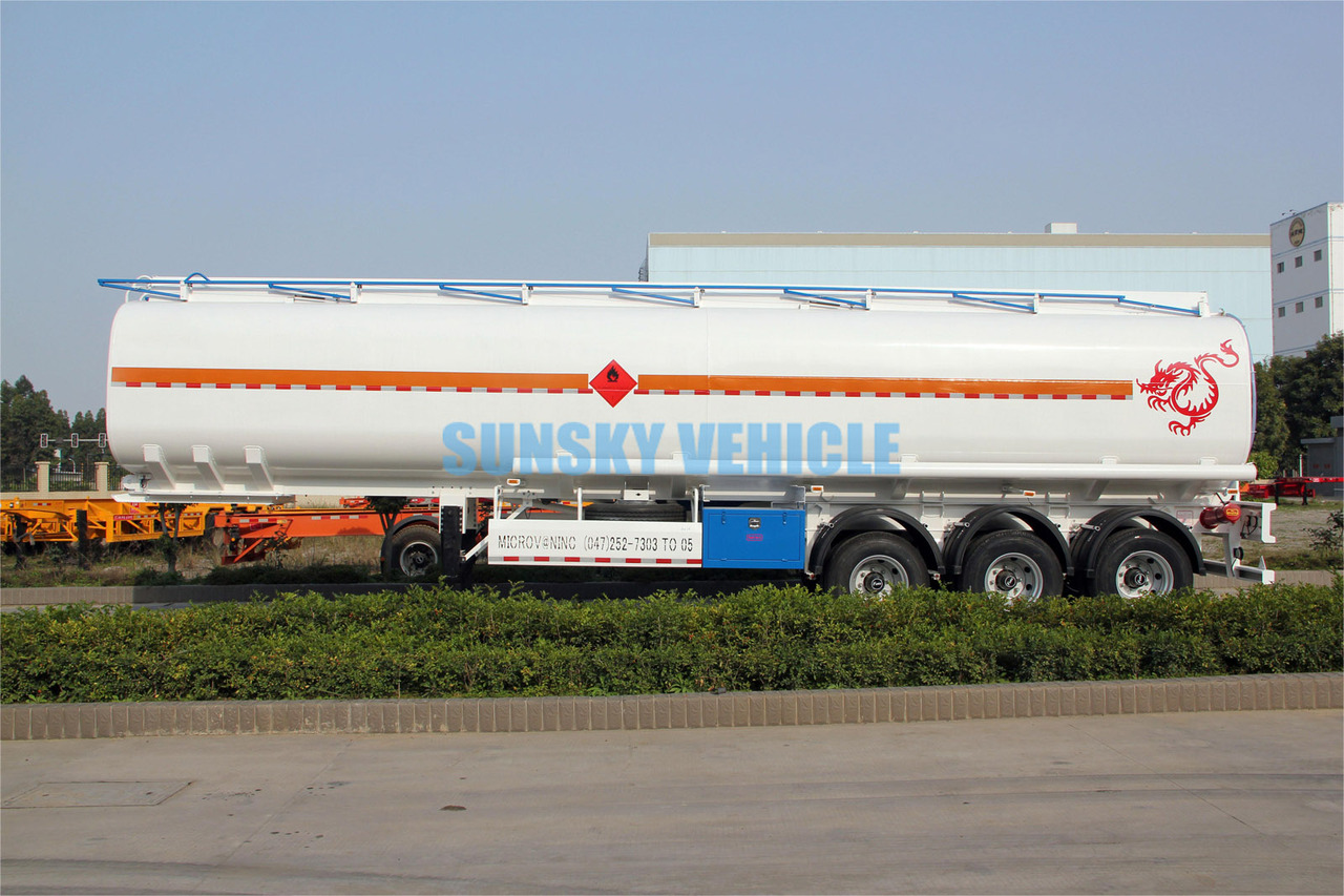 Новый Полуприцеп-цистерна для транспортировки топлива SUNSKY 3 Axle Fuel Tanker Trailer: фото 15