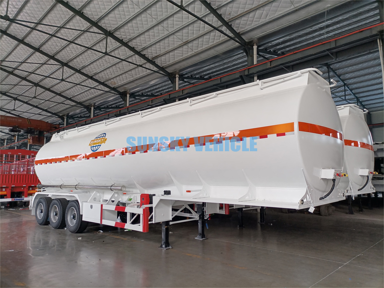 Новый Полуприцеп-цистерна для транспортировки топлива SUNSKY Fuel Tank Trailer: фото 5