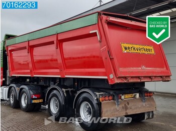 GS Meppel 45-3033-126 bl7 2 axles NL-Trailer 26m3 Multi-Kappen Lift+LenkAchse - Самосвальный полуприцеп