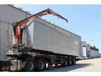 ORTHAUS OKMS24 Glas Kran Atlas AK140 - Самосвальный полуприцеп