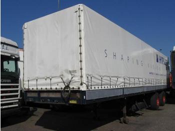 Groenewegen 2 Achs Pritsche Plane - Тентованный полуприцеп