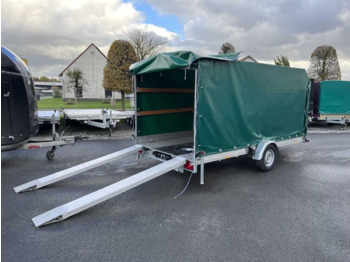 ANSSEMS D1 1300 Plane grün Autotransporter geschlossen - Прицеп-автовоз