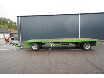 Groenewegen 2 AXLE FLATBED WITH TWIST LOCKS 20FT - Прицеп бортовой/ Платформа