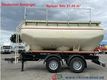  Tonne Spitzer Silo 21.50 m³ Staub.- Rieselgüter - Прицеп-цистерна