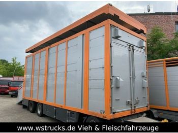 Menke 2 Stock Ausahrbares Dach Vollalu  - Прицеп для перевозки животных