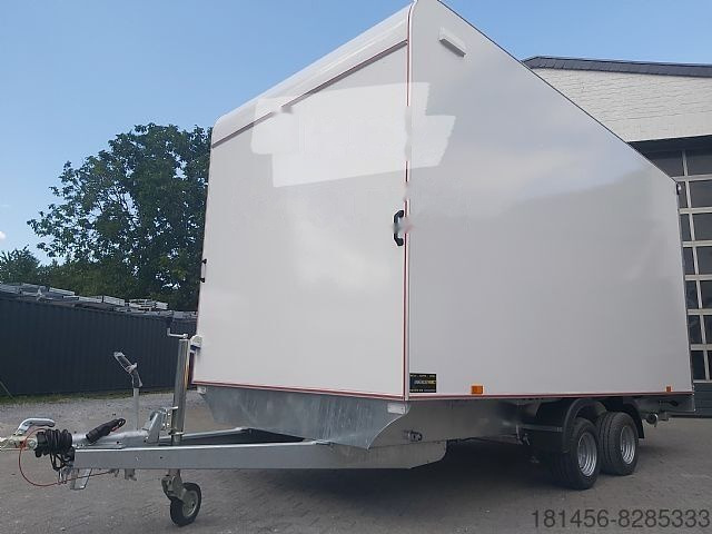 Новый Торговый прицеп trailershop Mobile Werkstatt leer Rampe Seitentür 230V Licht: фото 8