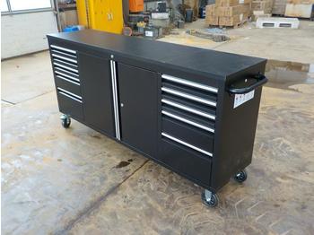 Оборудование для гаражей/ Мастерских Unused 7' Tool Box, 10 Drawers (Black): фото 1