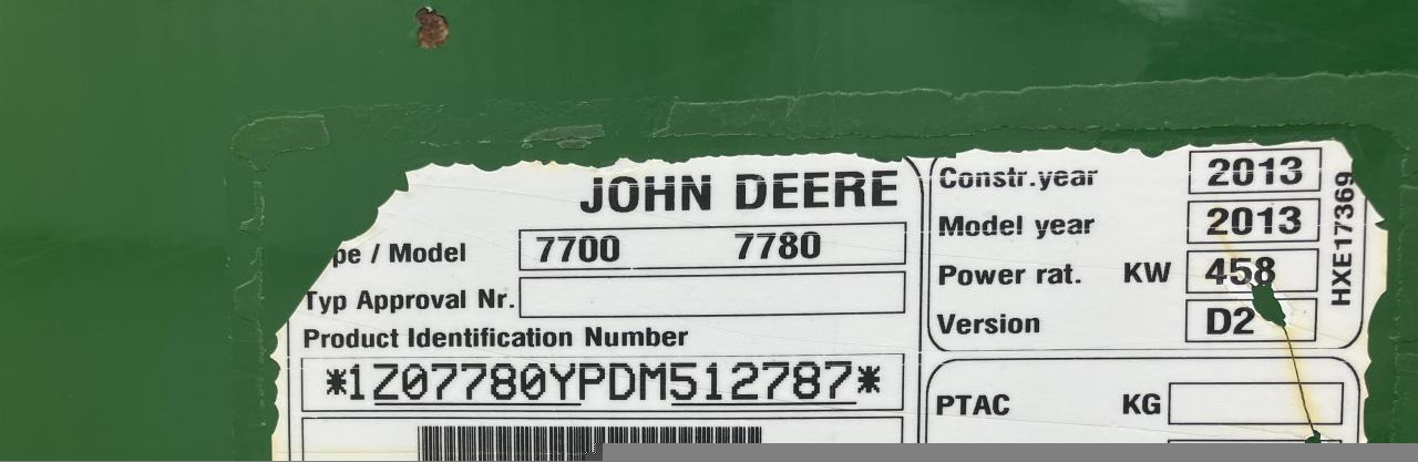 Кормоуборочный комбайн John Deere 7780: фото 11